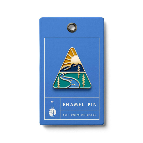 Mountain Adventure Enamel Pin - DIGS