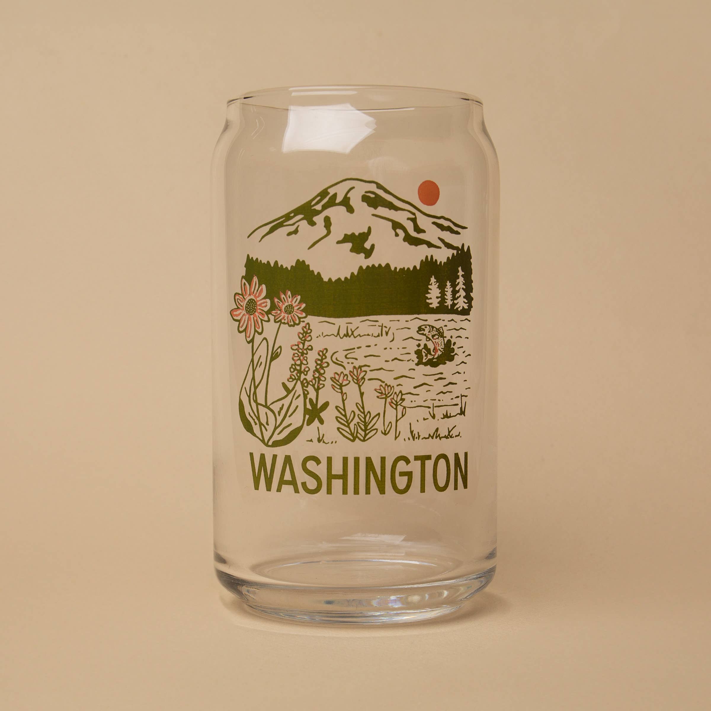 Mountain Lake Beer Can Glass - DIGS