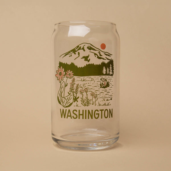 Mountain Lake Beer Can Glass - DIGS
