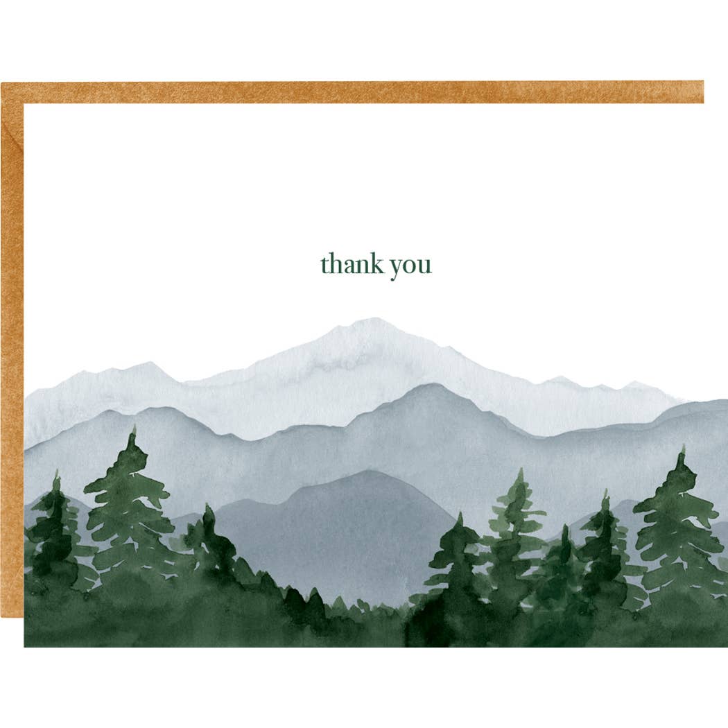 Mountain Thank You Card Boxed Set - DIGS