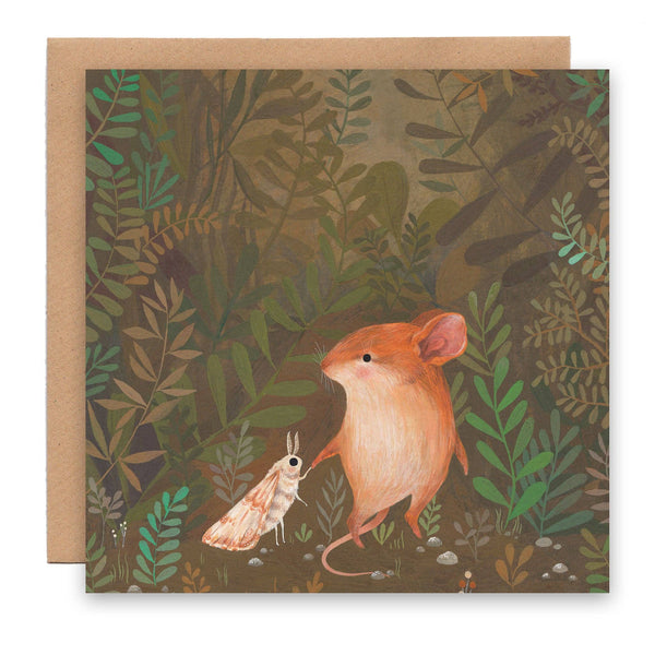 Mouse and Moth Card - DIGS