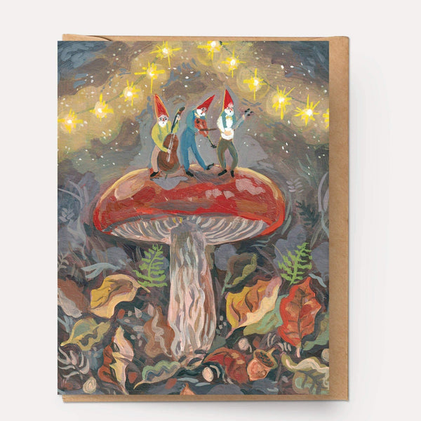 Mushroom Band Greeting Card - DIGS