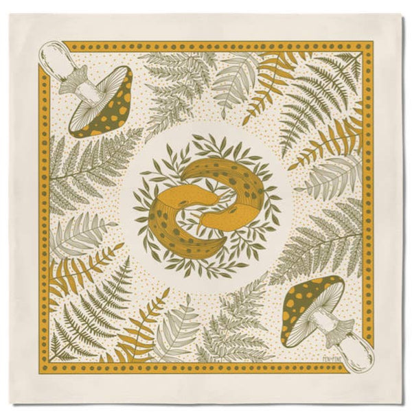 Mushroom + Ferns Bandana - DIGS
