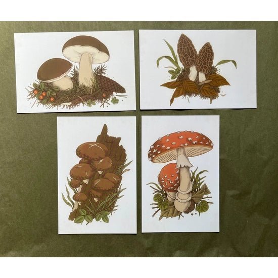 Mushroom Postcard Set - DIGS