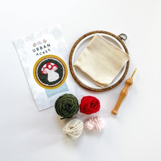 Mushroom Punch Needle Kit - DIGS