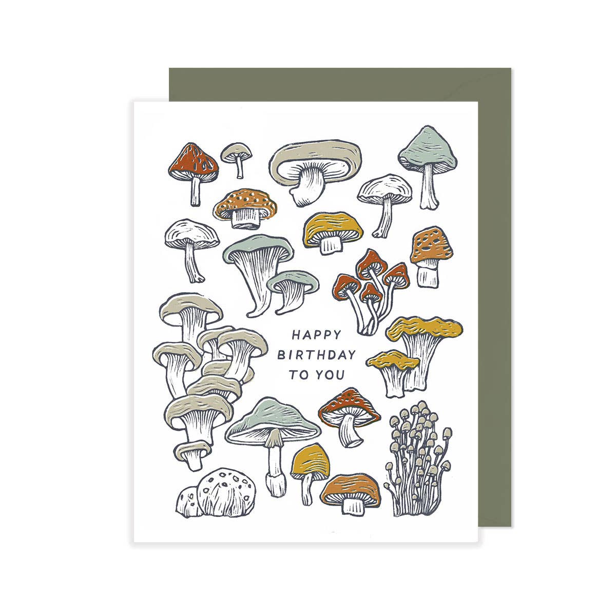 Mushrooms + Fungi Birthday Card - DIGS