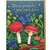 Mushrooms Grateful Birthday Card - DIGS