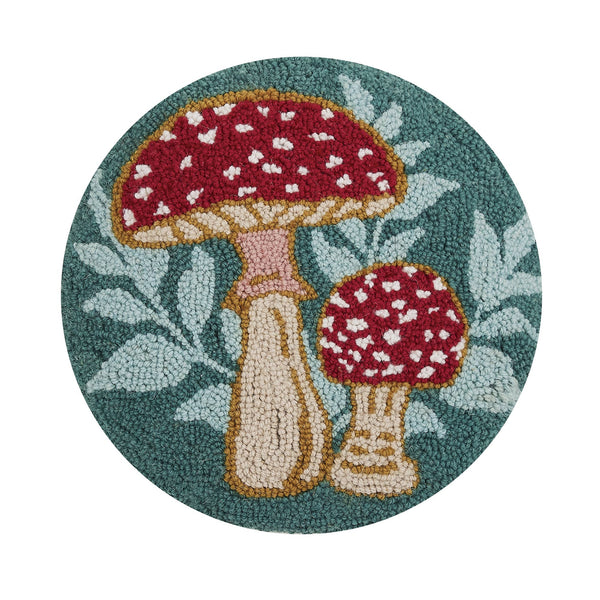 Mushrooms Round Hook Pillow - DIGS