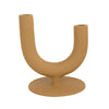 Mustard Metal Double Taper Holder - DIGS