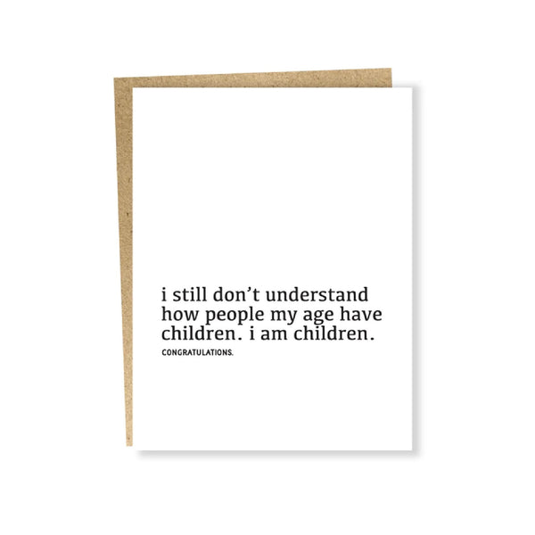 My Age Congratulations Card - DIGS