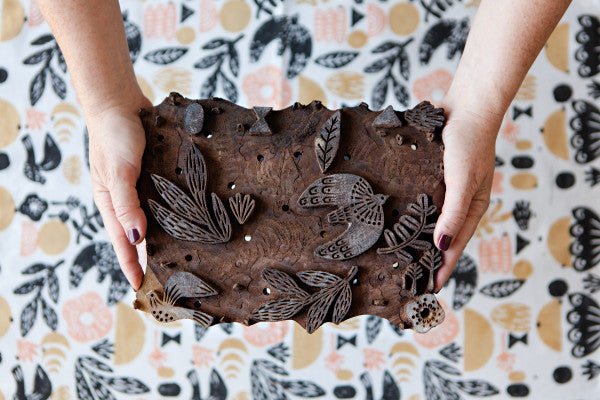 Myth Block Print Tea Towel - DIGS