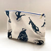 Naked Ladies Solid Pouch: Cream & Black - DIGS