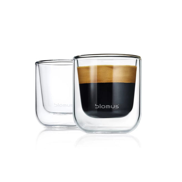 NERO Double Walled Espresso Glasses Set/2 - DIGS