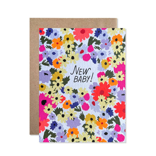 New Baby Martha's Garden Card - DIGS