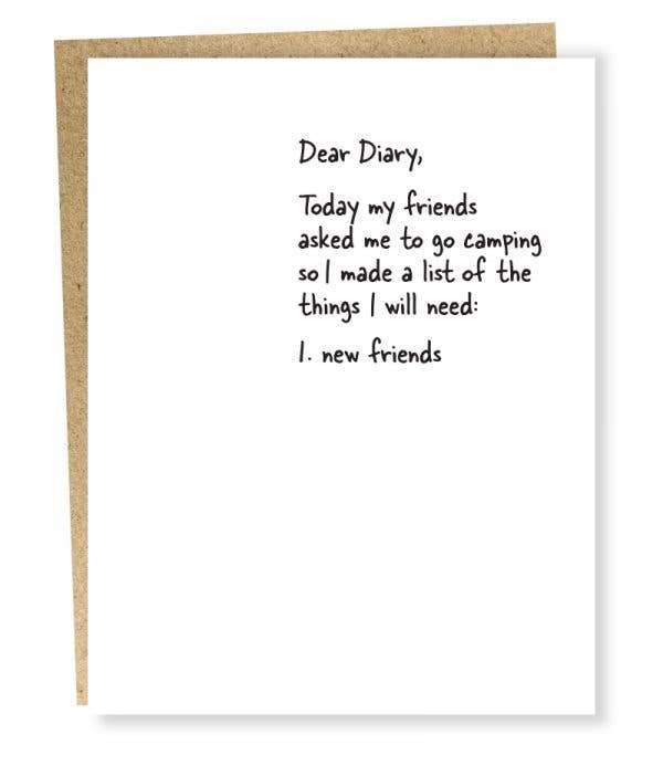 New Friends Card - DIGS