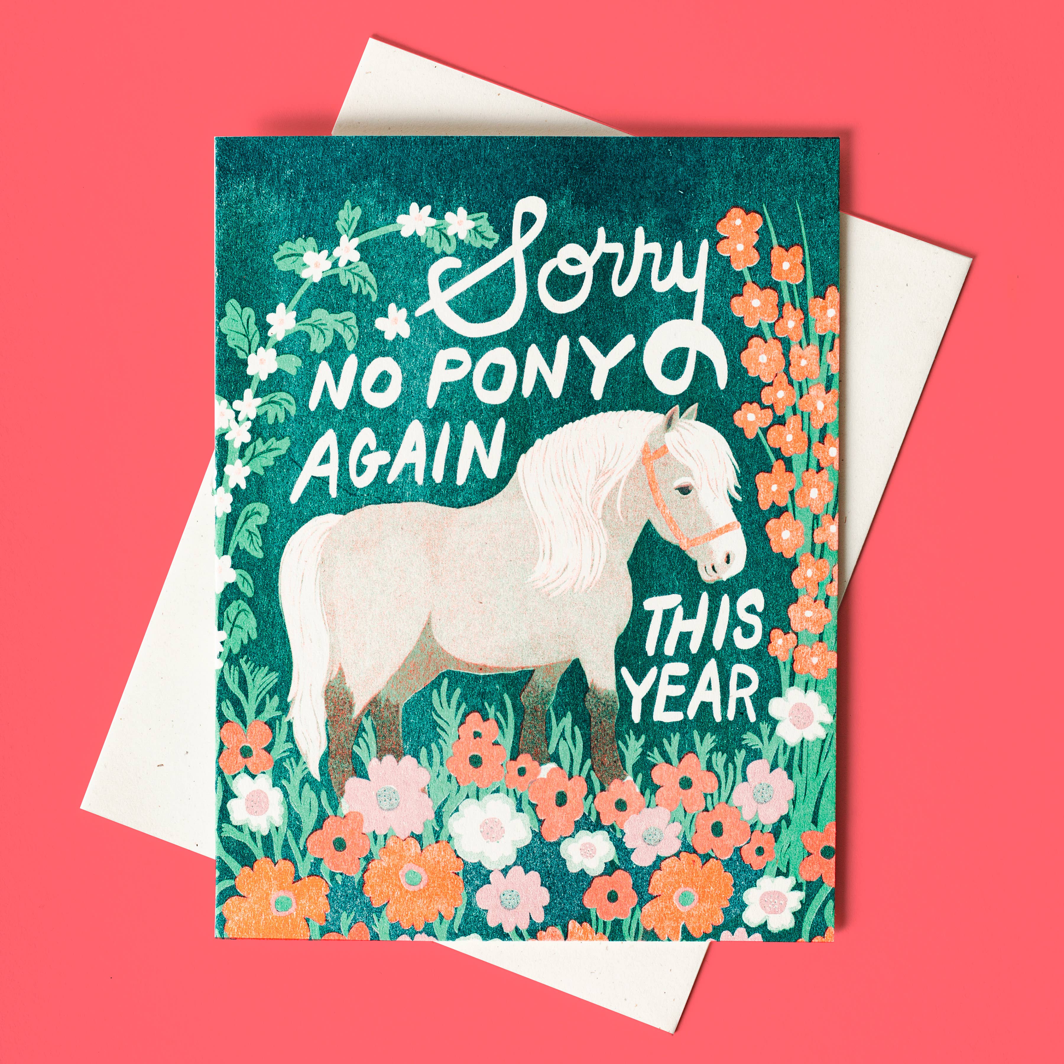 No Pony Birthday Card - DIGS