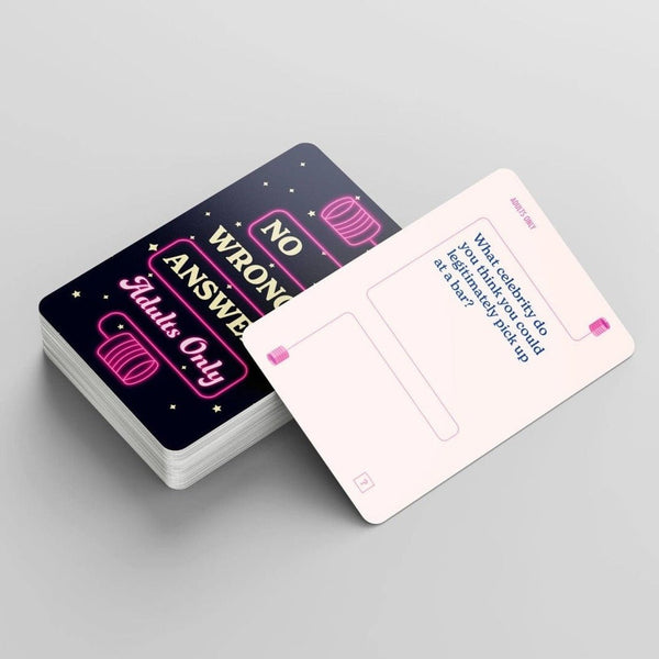 No Wrong Answers Conversation Cards: Adults Only - DIGS