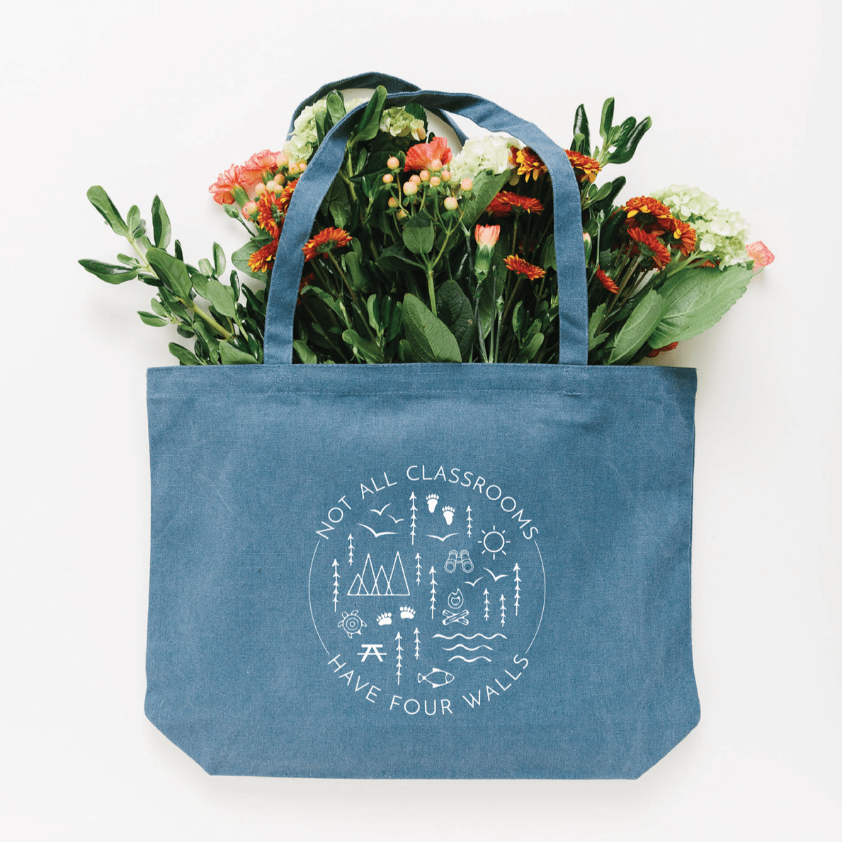 Not All Classrooms Have Four Walls Tote Bag - Medium - DIGS