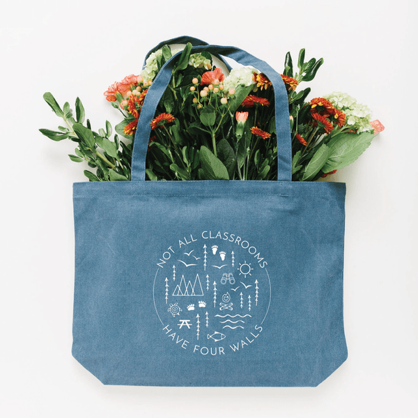 Not All Classrooms Have Four Walls Tote Bag - Medium - DIGS