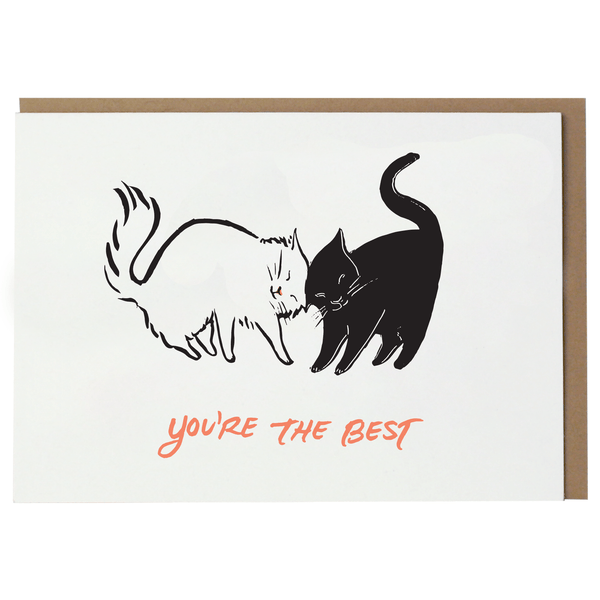 Nuzzling Cats Friendship Card - DIGS