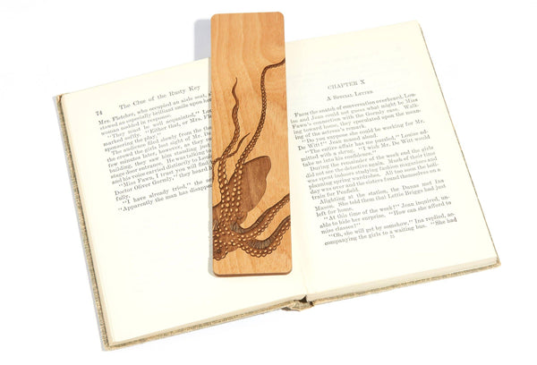 Octopus Wood Bookmark - DIGS