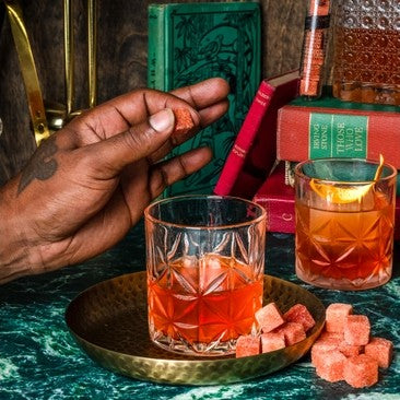 Double Oaked Old Fashioned Cocktail Cubes