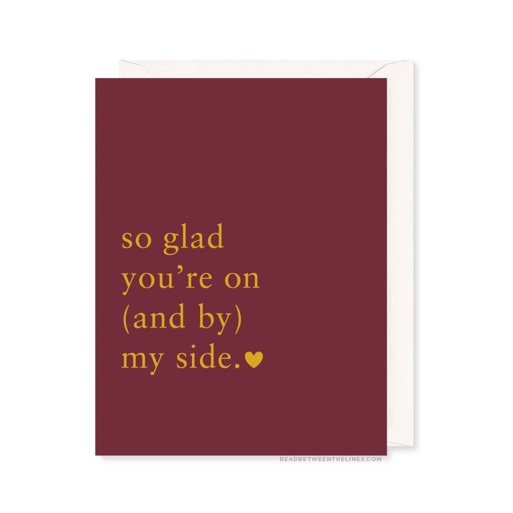 On & By My Side Card - DIGS