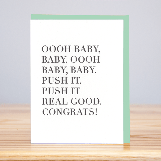 Ooh Baby, Baby Congrats Card - DIGS