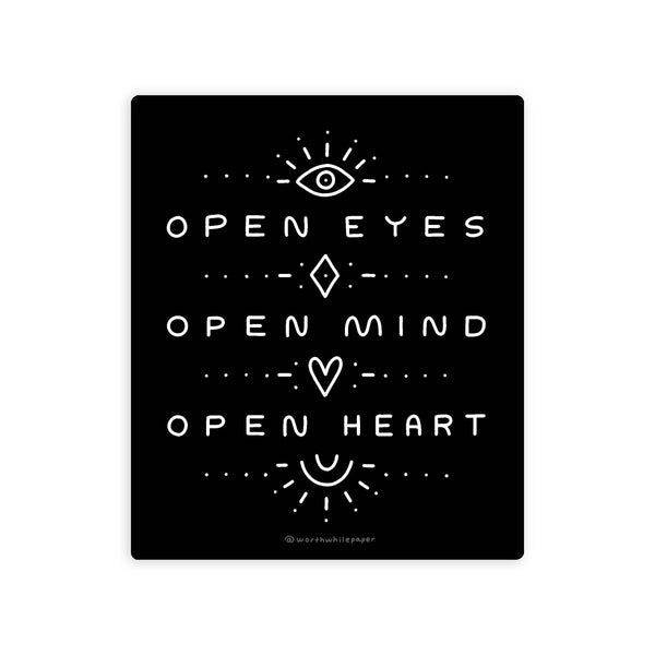 Open Eyes Die Cut Sticker - DIGS