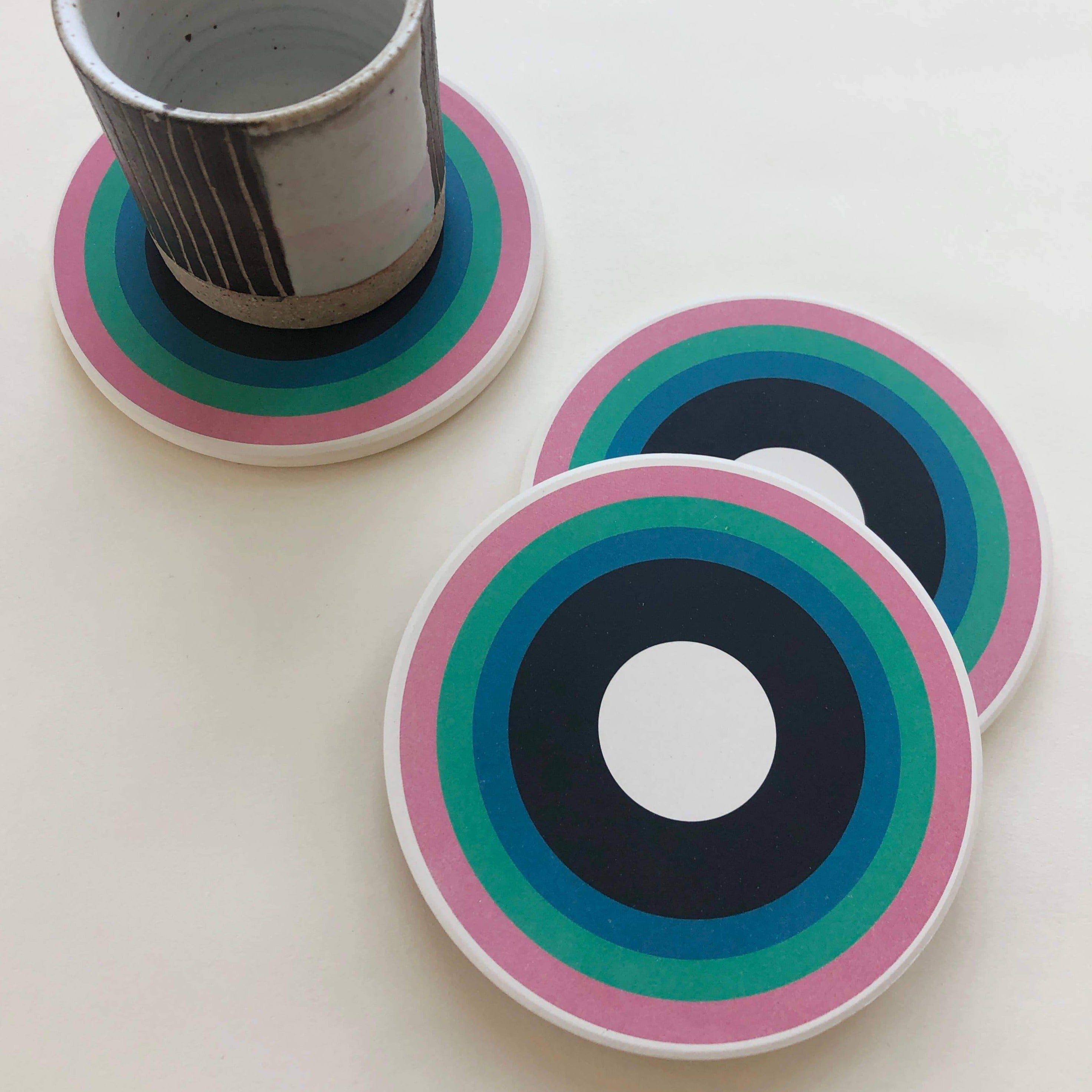 Orbit Absorbent Stone Coasters - DIGS