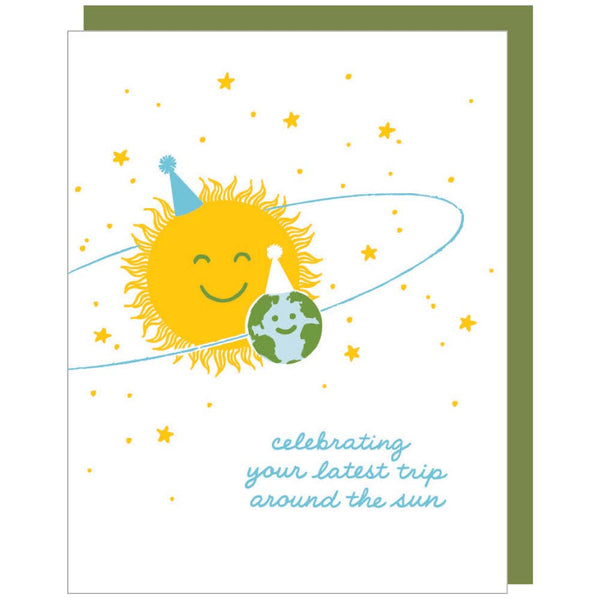 Orbiting Birthday Card - DIGS