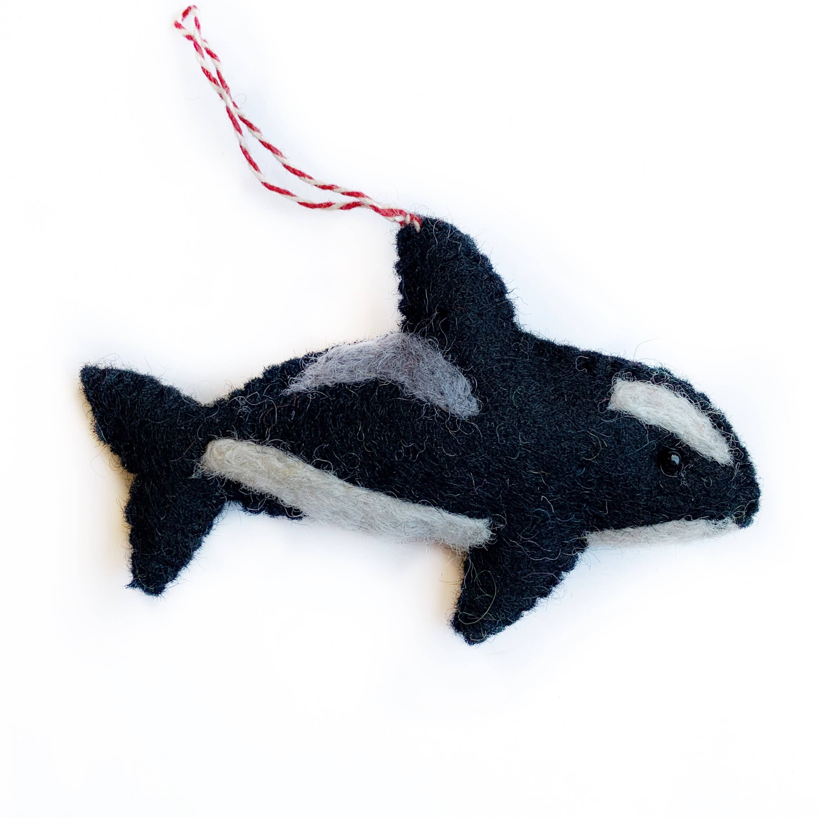 Orca Felt Wool Ornament - DIGS