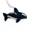 Orca Felt Wool Ornament - DIGS