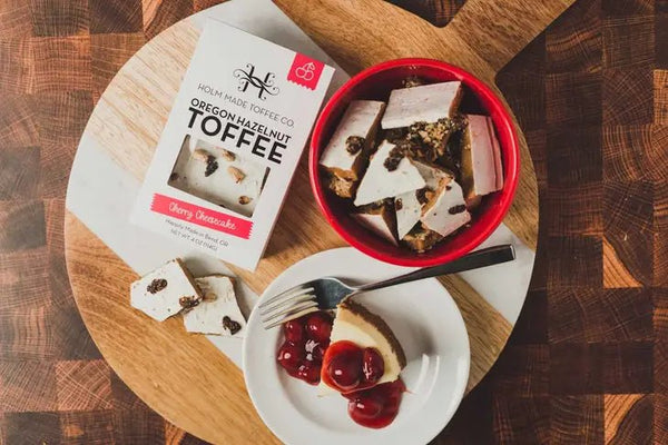 Oregon Hazelnut Toffee: Cherry Cheesecake - DIGS