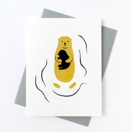 Otter Baby Card