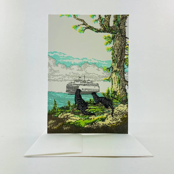 Otters and Washington State Ferry Card - DIGS