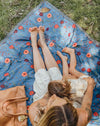 Outdoor Blanket: Midnight Poppy - DIGS