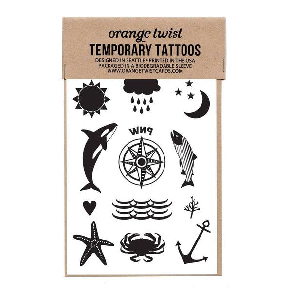 Pacific Northwest Temporary Tattoos - DIGS