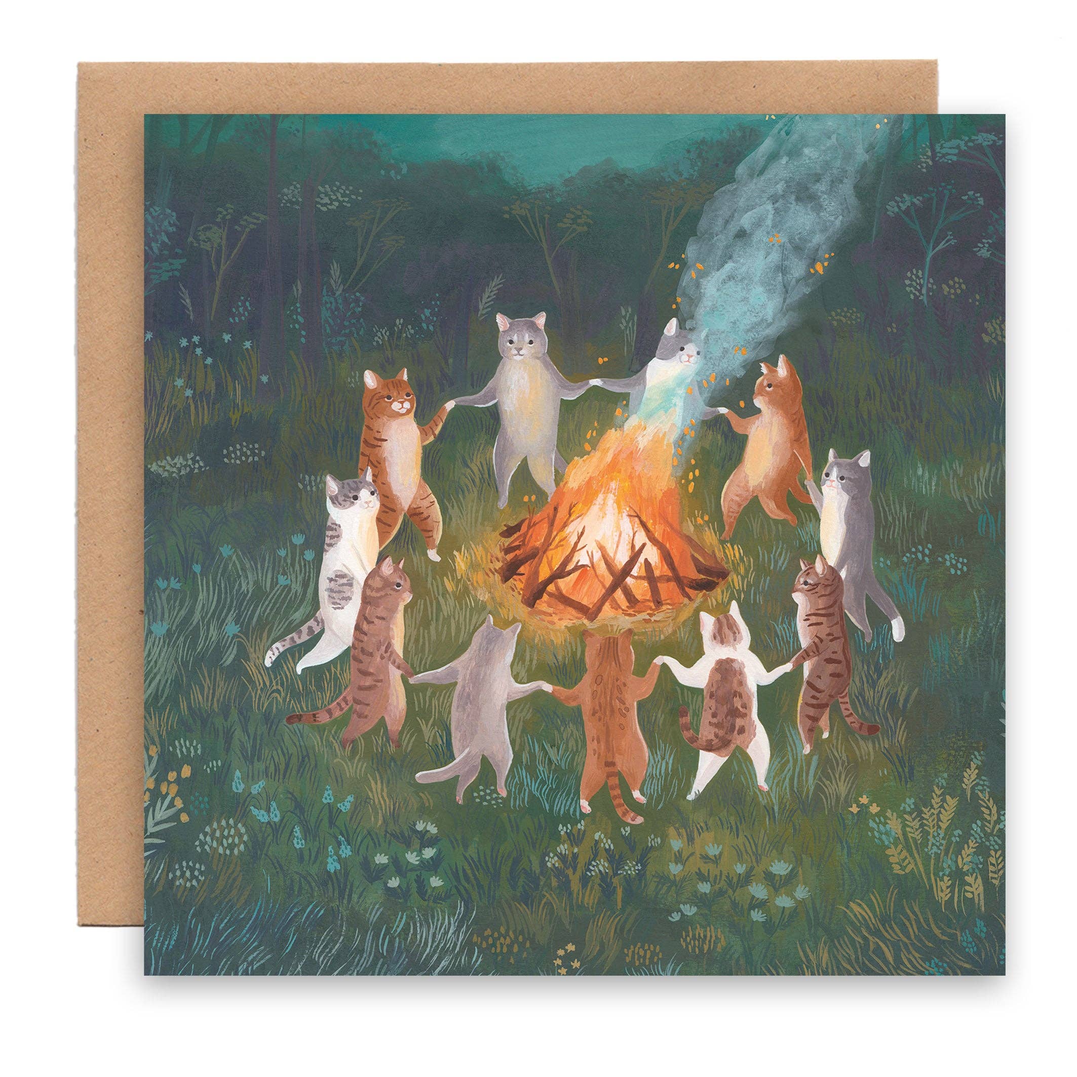 Pagan Cats Card - DIGS