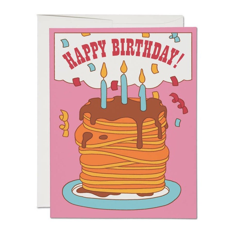 Pancake Birthday Card - DIGS