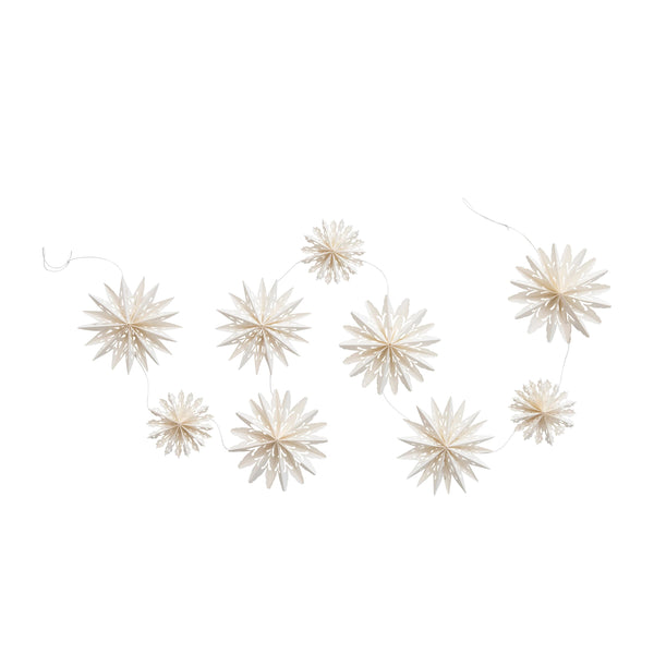 Paper Snowflake Garland - DIGS