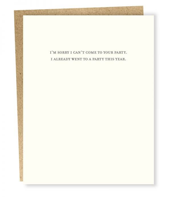 Party Card - DIGS