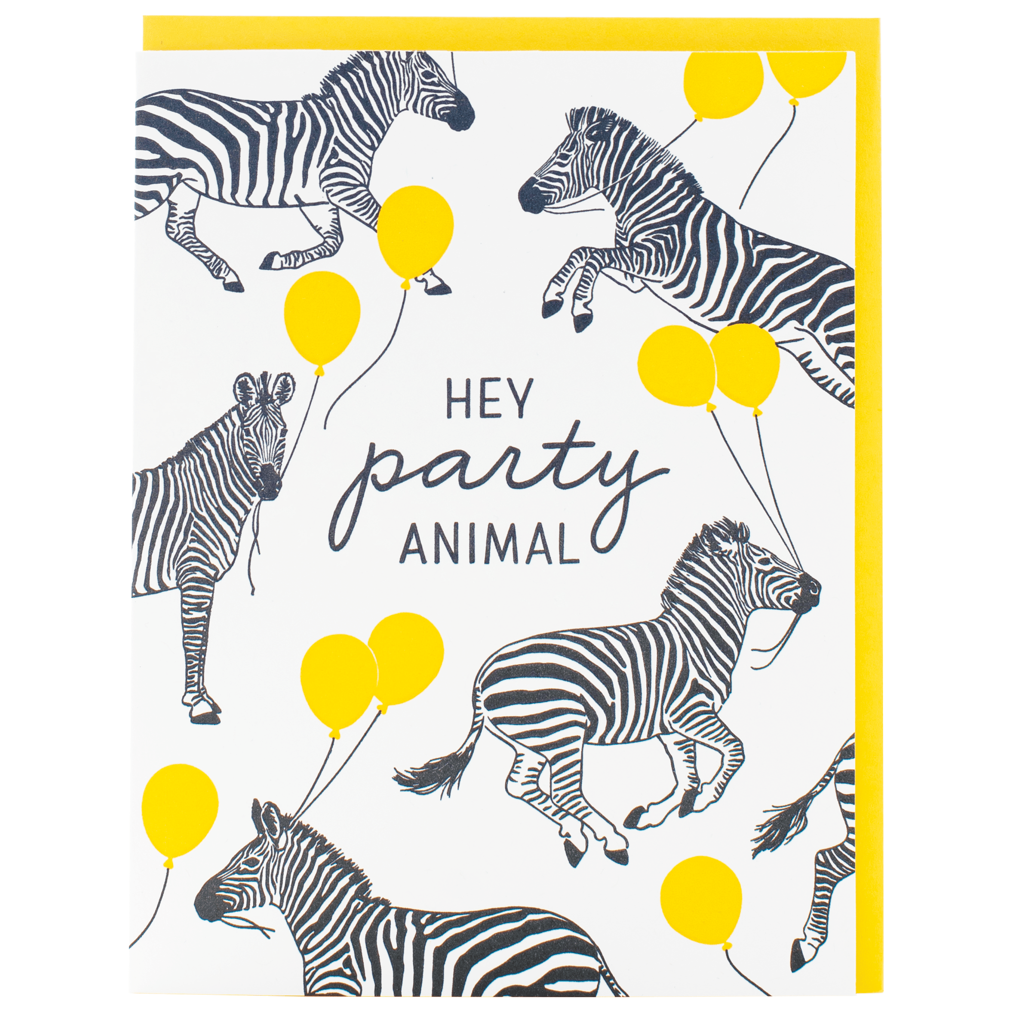 Party Zebras Birthday Card - DIGS
