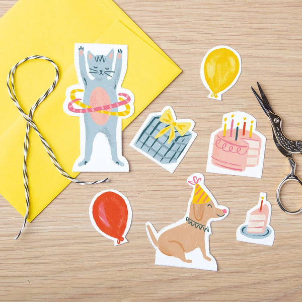 Tiny Paper Party Card