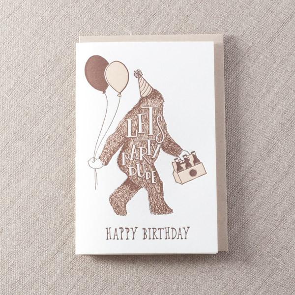 Happy Birthday Sasquatch Card