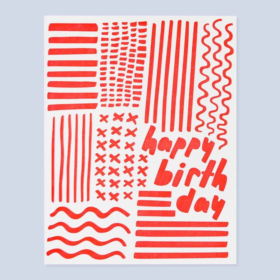 Pattern Birthday Card - DIGS