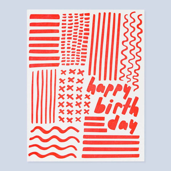 Pattern Birthday Card - DIGS