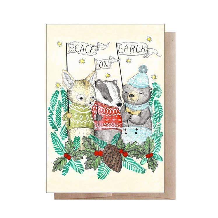 Peace on Earth Holiday Card - DIGS