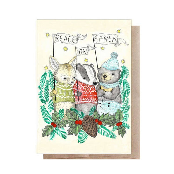 Peace on Earth Holiday Card - DIGS