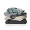 Peak Merino Wool Throw: Natural Beige - DIGS